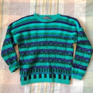 Stefanel wool retro style sweater
